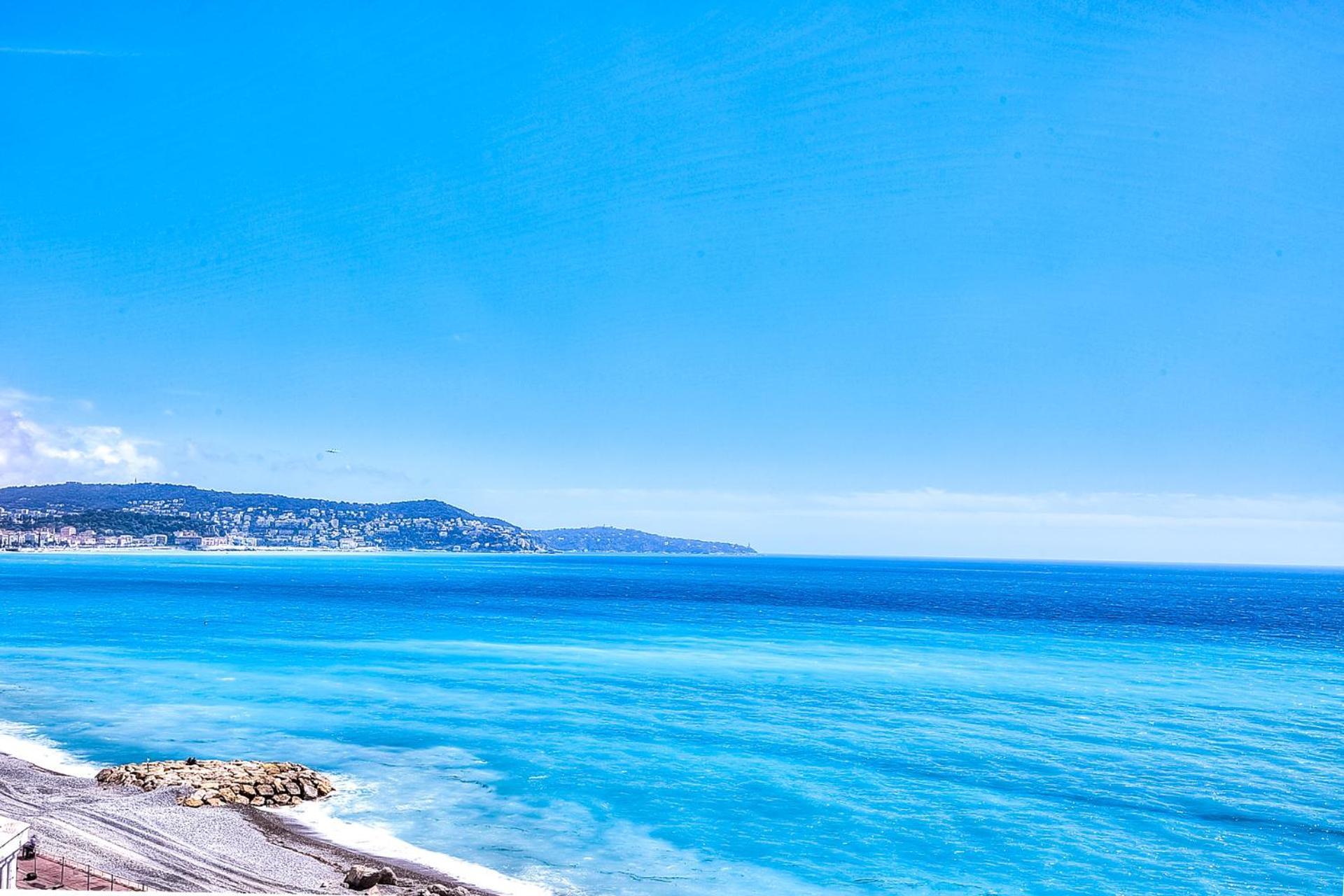 Le Florentina, Dernier Etage Avec Terrasse, Vue Sur La Baie Des Anges Nice Exterior foto