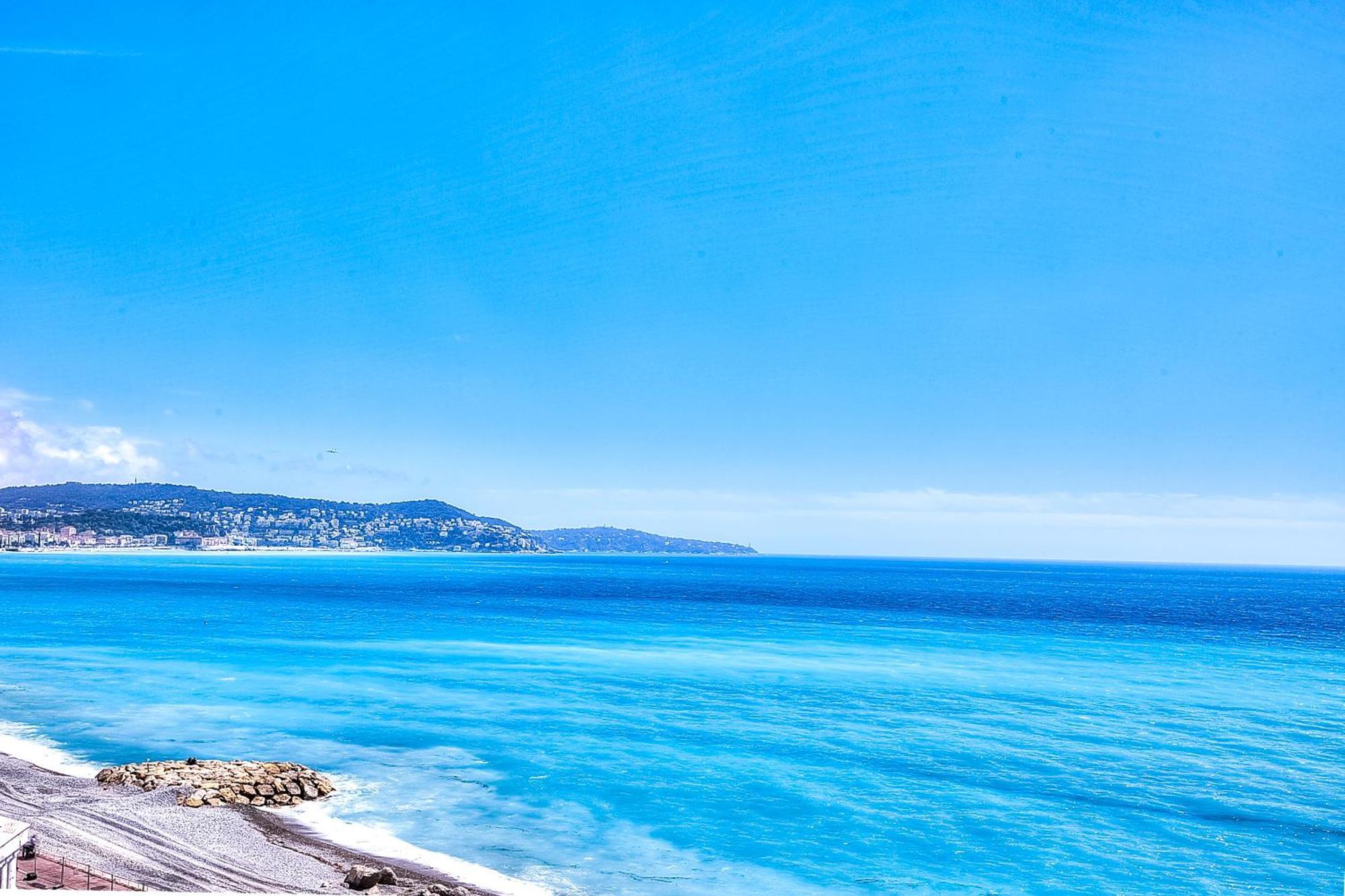 Le Florentina, Dernier Etage Avec Terrasse, Vue Sur La Baie Des Anges Nice Exterior foto